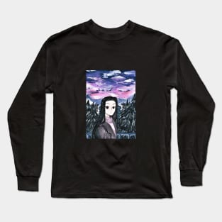 Purple Girl Long Sleeve T-Shirt